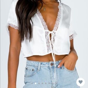 Women’s Princess Polly Flowy Tie Blouse